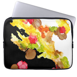 "Abstrakt Bouquet" Vattentäta laptop sleeve