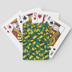 Abstrakt Brasilianska mönster Casinokort