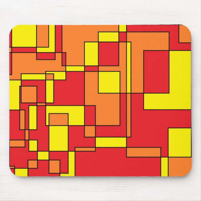 Abstrakt Brick Mönster Musmatta (Framsidan)