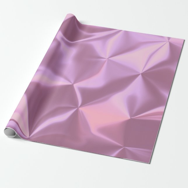 Abstrakt Brons Fragment Blandad Mönster Presentpapper (Utrullad)