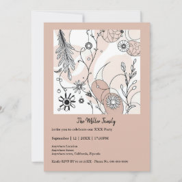 Abstrakt Brown Boho Minimalist Aesthetic