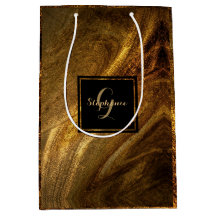 Abstrakt Brown Luxury Guld Glitter Modern Chic