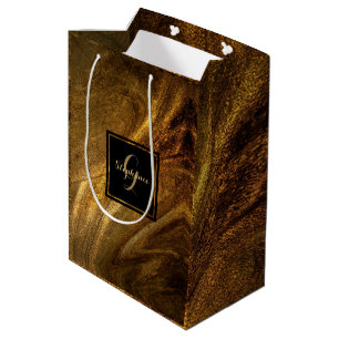 Abstrakt Brown Luxury Guld Glitter Modern Chic