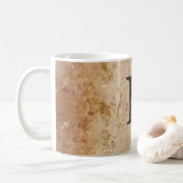Abstrakt Brown Tone Kaffemugg