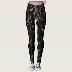 Abstrakt Brushed Stroked Leggings av Joya Kväll