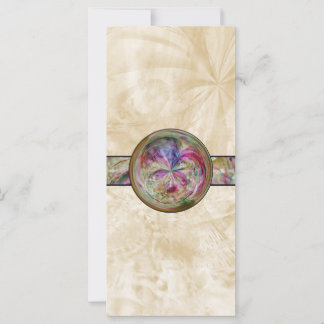 Abstrakt Bubble Mandala med menyfliksområdet