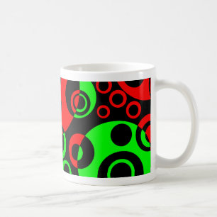 Abstrakt Bubbles 01 Kaffemugg