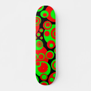 Abstrakt Bubbles 01 - Retro Mini Skateboard Bräda 18,5 Cm