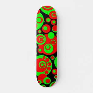 Abstrakt Bubbles 03 Mini Skateboard Bräda 18,5 Cm