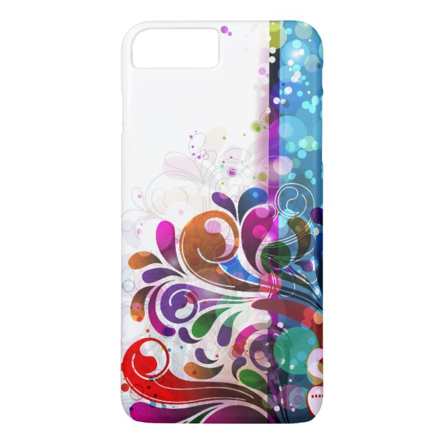 Abstrakt Bubbles and Swirls Case-Mate iPhone Skal (Baksida)