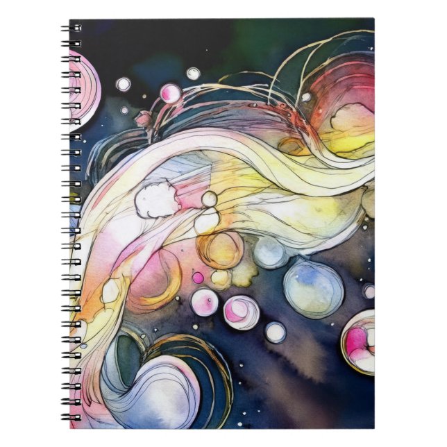 Abstrakt Bubbles Anteckningsbok (Framsidan)