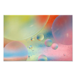 Abstrakt Bubbles Fine Art Print Fototryck