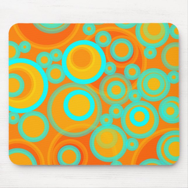 Abstrakt Bubbles Musmatta (Framsidan)