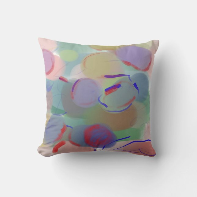 Abstrakt bubblor kudde (Framsida)