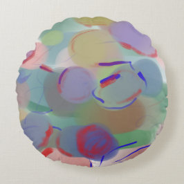 Abstrakt bubblor rund kudde