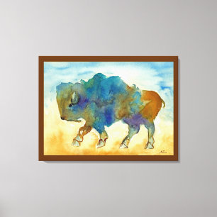 Abstrakt Buffalo Canvastryck