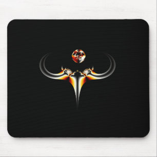 Abstrakt Bulls Horns Mouse Pad Musmatta