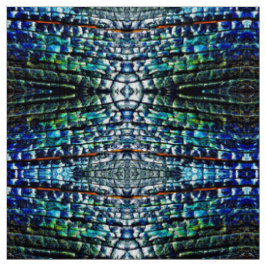 Abstrakt Burnt Bark Fabric Tyg