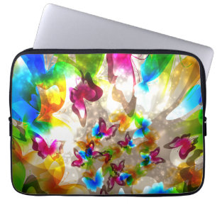 Abstrakt Butterflies Laptop Sleeve