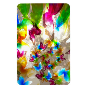 Abstrakt Butterflies Magnet