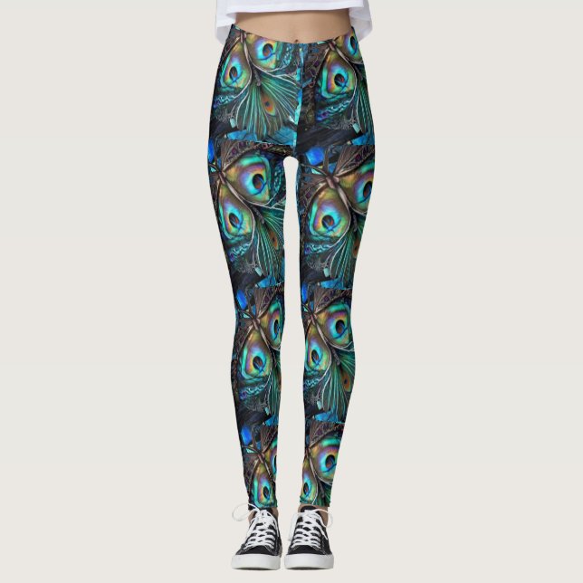 Abstrakt Butterfly2 Leggings (Framsida)