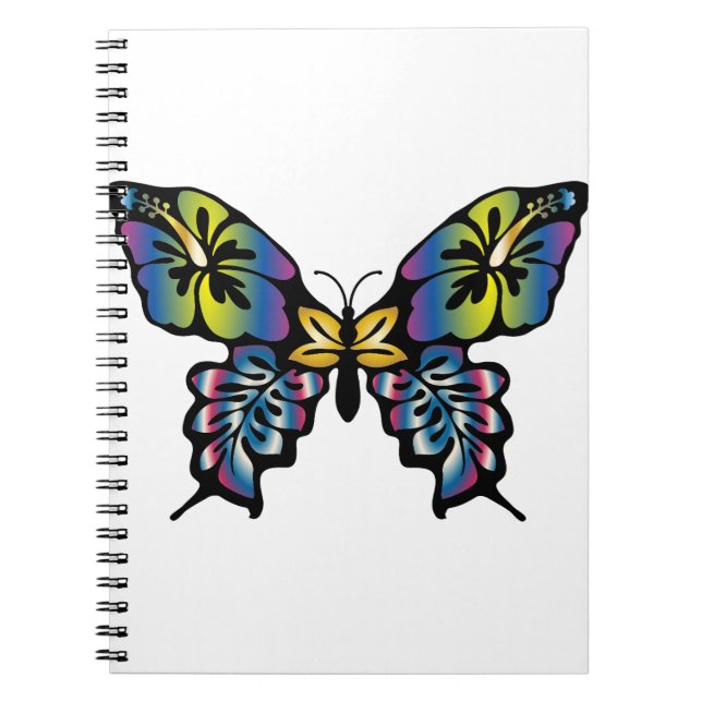 Abstrakt Butterfly 3 Anteckningsbok (Framsidan)