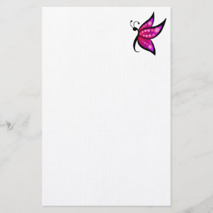 Abstrakt Butterfly Brevpapper