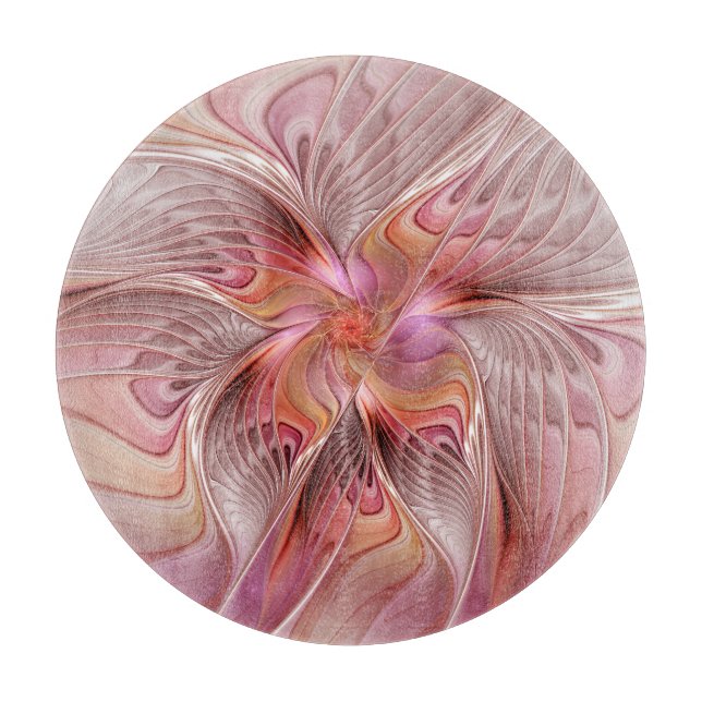 Abstrakt Butterfly Colorful Fantasy Fractal Art (Framsidan)