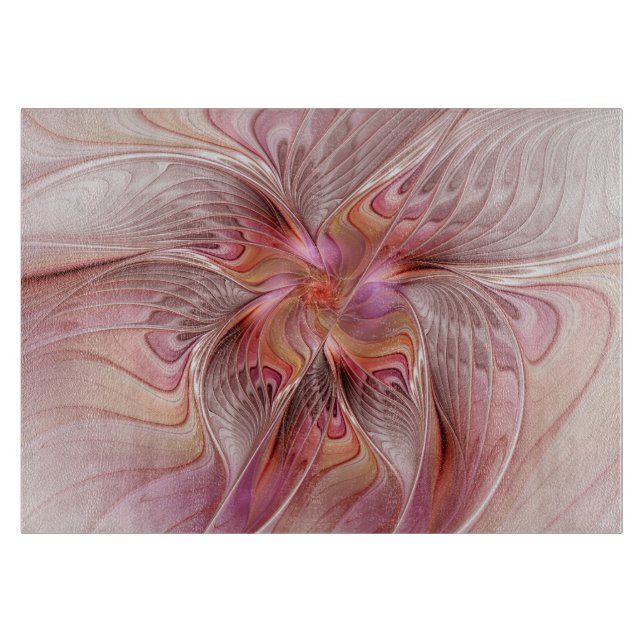 Abstrakt Butterfly Colorful Fantasy Fractal Art (Framsidan)