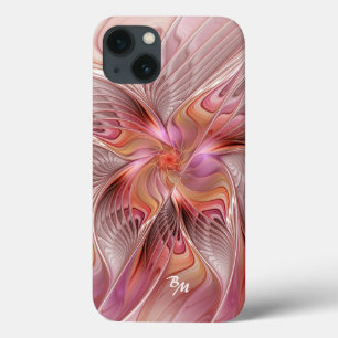 Abstrakt Butterfly Colorful Fractal Art Monogram