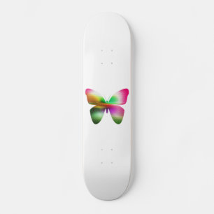 Abstrakt Butterfly Colorful Mini Skateboard Bräda 18,5 Cm