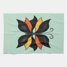 Abstrakt Butterfly-Konstigen - vacker Insekt Kökshandduk