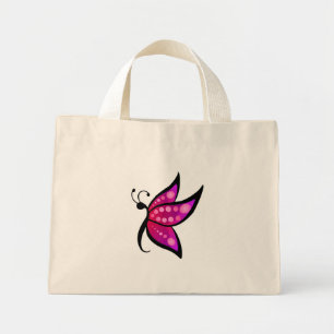 Abstrakt Butterfly Mini Tygkasse