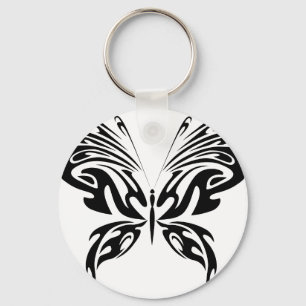 Abstrakt Butterfly Nyckelring