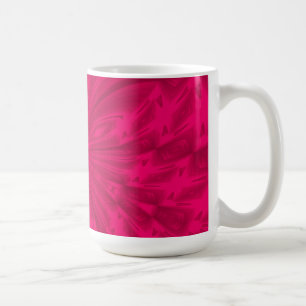 Abstrakt Butterfly Raspberry Rosa Coffee Mugg