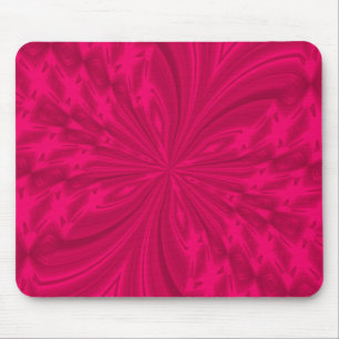Abstrakt Butterfly Raspberry Rosa MOUSEPAD Musmatta