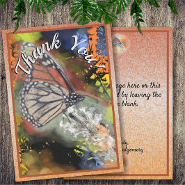 Abstrakt Butterfly Tack Kort