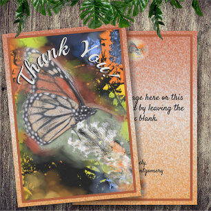 Abstrakt Butterfly Tack Kort