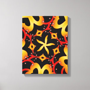 Abstrakt Butterfly TheARTs Wrapped Canvas