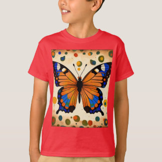 Abstrakt Butterfly Vingar T-Shirt Design