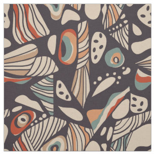 Abstrakt butterfly vinge inspirerad boho mönster tyg
