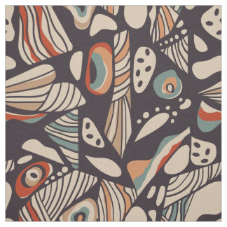 Abstrakt butterfly vinge inspirerad boho mönster  tyg