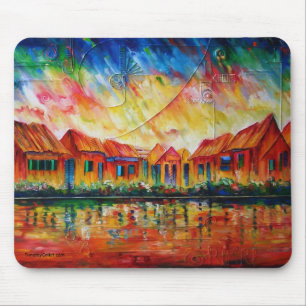 Abstrakt byCityscape XX - Mousepad Musmatta