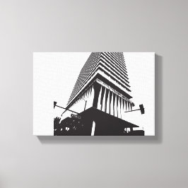 Abstrakt Byggnad Poster Canvastryck