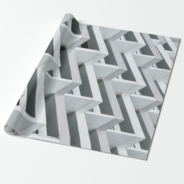 Abstrakt byggnad presentpapper (Utrullad)