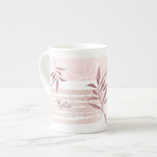 Abstrakt Calming Watercolor Shapes Benporslin Mugg