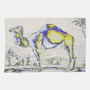 Abstrakt Camel...replik Kökshandduk