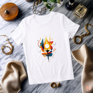 Abstrakt Candle Flame | Konstnärligt ljus och bran T Shirt