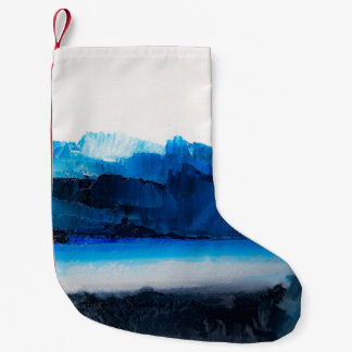 Abstrakt Canvas: Modern Art Struktur. Liten Julstrumpa