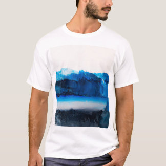 Abstrakt Canvas: Modern Art Struktur. T Shirt